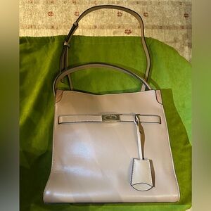 Tory Burch Lee Radziwill Double Bag with Velvet Dustbag